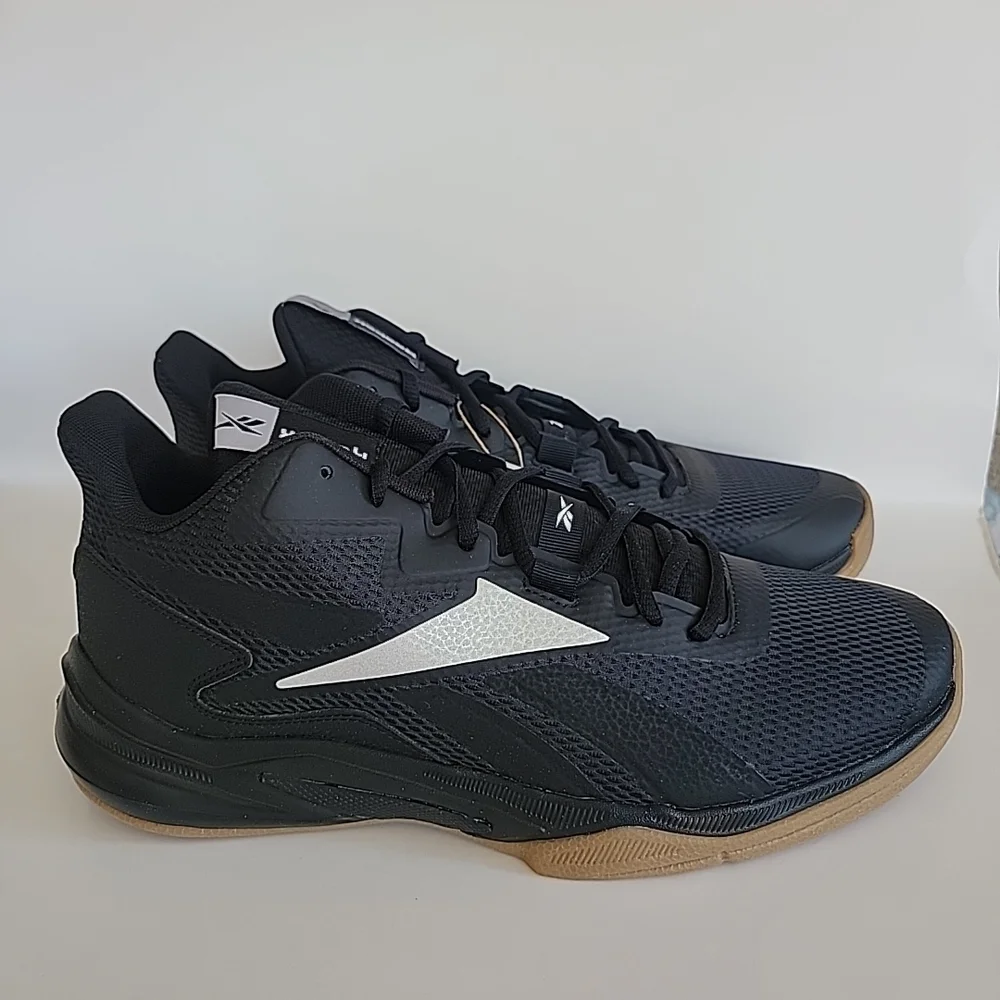 REEBOK MORE BUCKETS LOW BASKETBALL SNEAKER TRAINERS MEN SHOES BLACK SIZE 10.5